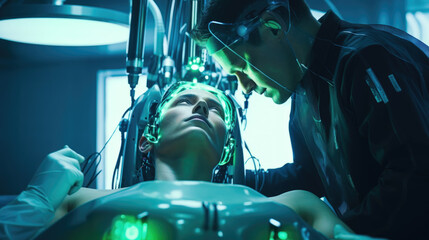 A robot Surgeon Using Advanced Robotic Tools in an Operating Room