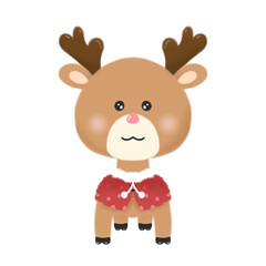 Cute reindeer cartoon