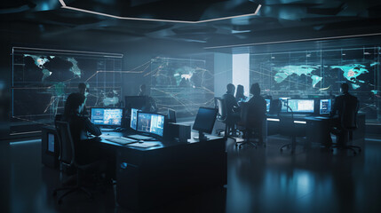 security professionals working together to protect sensitive data 