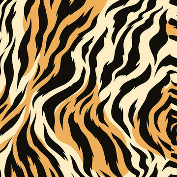 vintage tiger skin print pattern 8