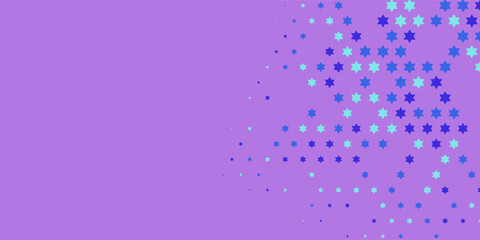 Stars wide banner Two Color Abstract Illustration background beautiful wallpaper of colorful multi sizes stars