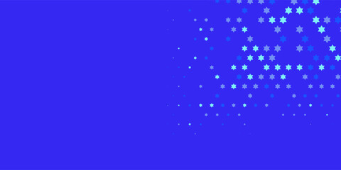 Stars wide banner Two Color Abstract Illustration background beautiful wallpaper of colorful multi sizes stars