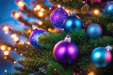 christmas tree with balls