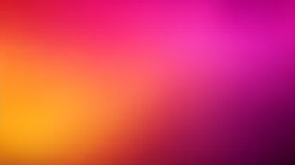 Foto op Canvas Vivid colors noise texture on dark grainy background: a vibrant color gradient of pink, yellow, magenta and purple for abstract header poster design © hassan