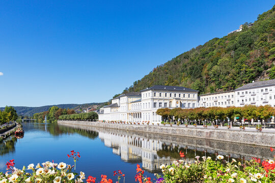 Germany, Rhineland-Palatinate, Bad Ems, Historic spa in Lahn valley