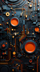 Digital image, diagram, hyperrealistic