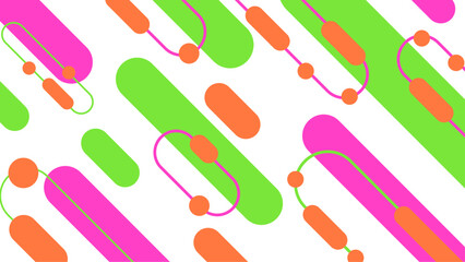 Memphis geometry background. Colorful shapes pattern