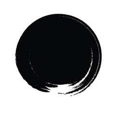 Grunge Circle Shape Filled Abstract rounded shape