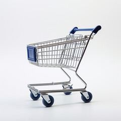 shopping cart isolated on white background
