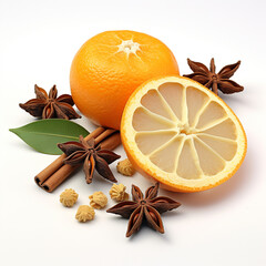 orange and spices