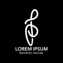 ornament vector illustration, monoline