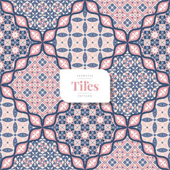 hand drawn tile pattern design 22