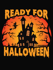 Halloween t-shirt design Happy Halloween