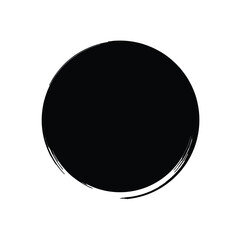 Grunge Circle Shape Filled Abstract rounded shape