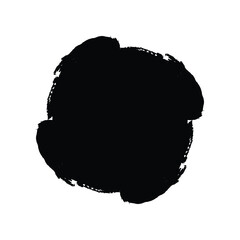 Grunge Circle Shape Filled Abstract rounded shape