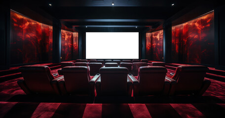 3D theater set for an immersive movie experience