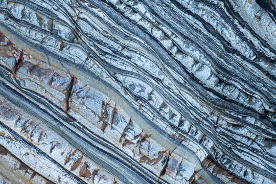 Spain,Asturias, Rock pattern atPlaya Del Silencio