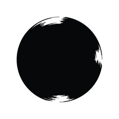 Grunge Circle Shape Filled Abstract rounded shape