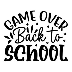 Back TO School SVG Design