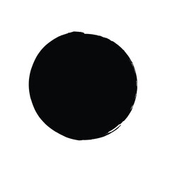 Fototapeta na wymiar Grunge Circle Shape Filled Abstract rounded shape
