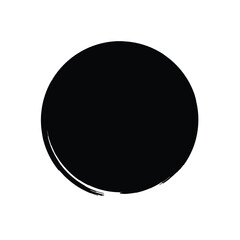 Grunge Circle Shape Filled Abstract rounded shape