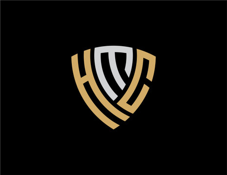 HMC creative letter logo design vector icon illustration