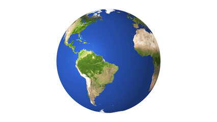 world map on transparent background, png format