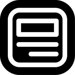 Fototapeta premium Layout Icon