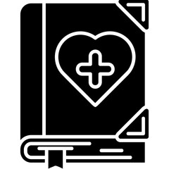 Obraz premium Medical book Icon