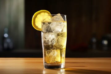 A refreshing carbonated beverage. Generative AI - obrazy, fototapety, plakaty