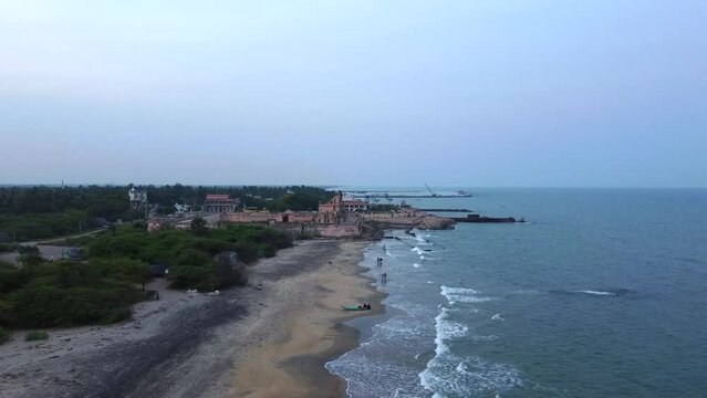 Danish Fort in Tranquebar. Tamil Nadu, India