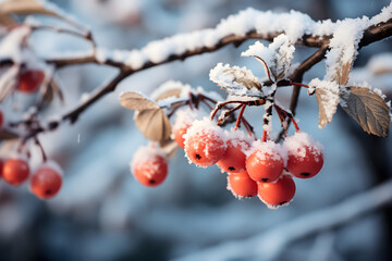 christmas tree decorations, santa claus with gifts, snowman in the snow, christmas gift boxes	