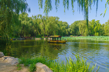 Obraz premium View of the Old Summer Palace in Beijing