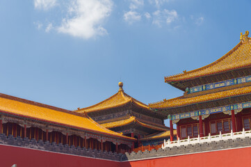 Fototapeta na wymiar The Palace Museum in Beijing, China