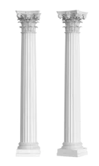 Fotobehang Marble antique columns and pillars of roman and greek architecture elements. Png transparency © POSMGUYS