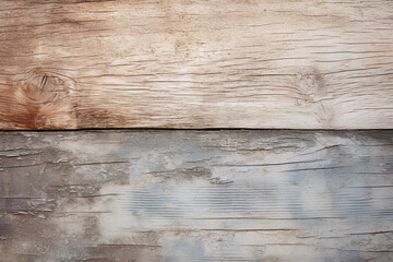 Fototapeta premium Weathered wooden plank background with an abstract and rustic design in blue.