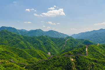 Naklejka na ściany i meble Beijing Badaling Great Wall scenery
