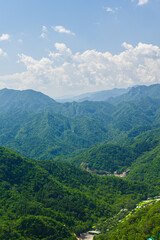 Naklejka na ściany i meble Beijing Badaling Great Wall scenery