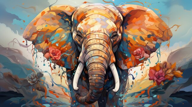 Thai Elephant Day 13th March Generative AI