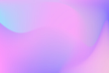 Rainbow iridescent holographic gradient background. Dreamy fantasy unicorn gradation color. Vector illustration