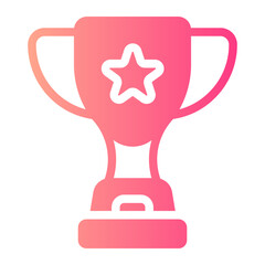 trophy gradient icon
