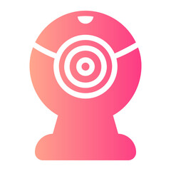 web cam gradient icon