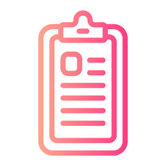 paperwork gradient icon