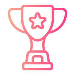 trophy gradient icon