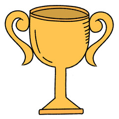 Gold Trophy Cup