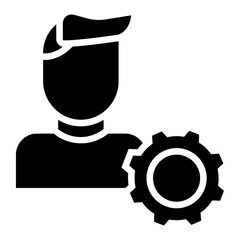 Solid  Account Management icon