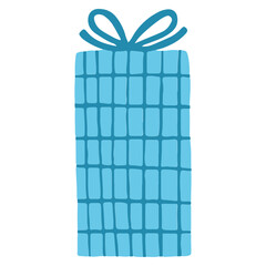 Gift box flat illustration