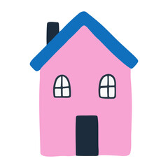House flat illustration