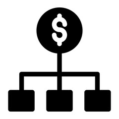 Solid Dollar Flow icon