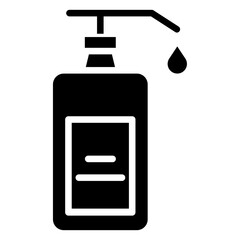 Solid Dish wash soap bottle icon